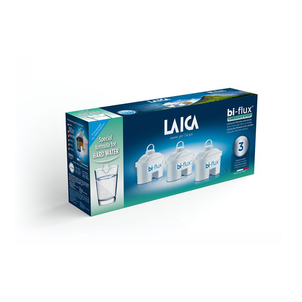 Pack 3 filtros bi-flux para águas com excesso de calcário