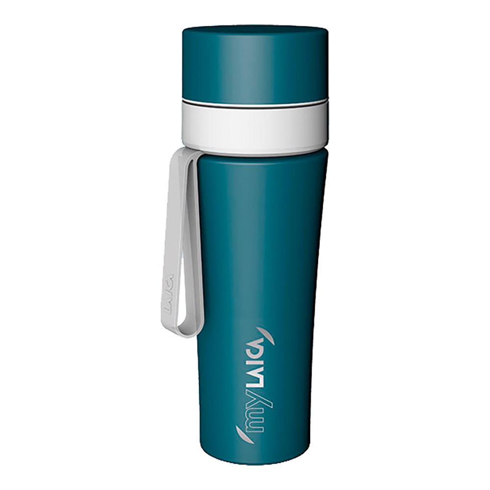 *ult.unidades*cantil de aluminio mylaica 0.55lt aço pintado verde br70a laica