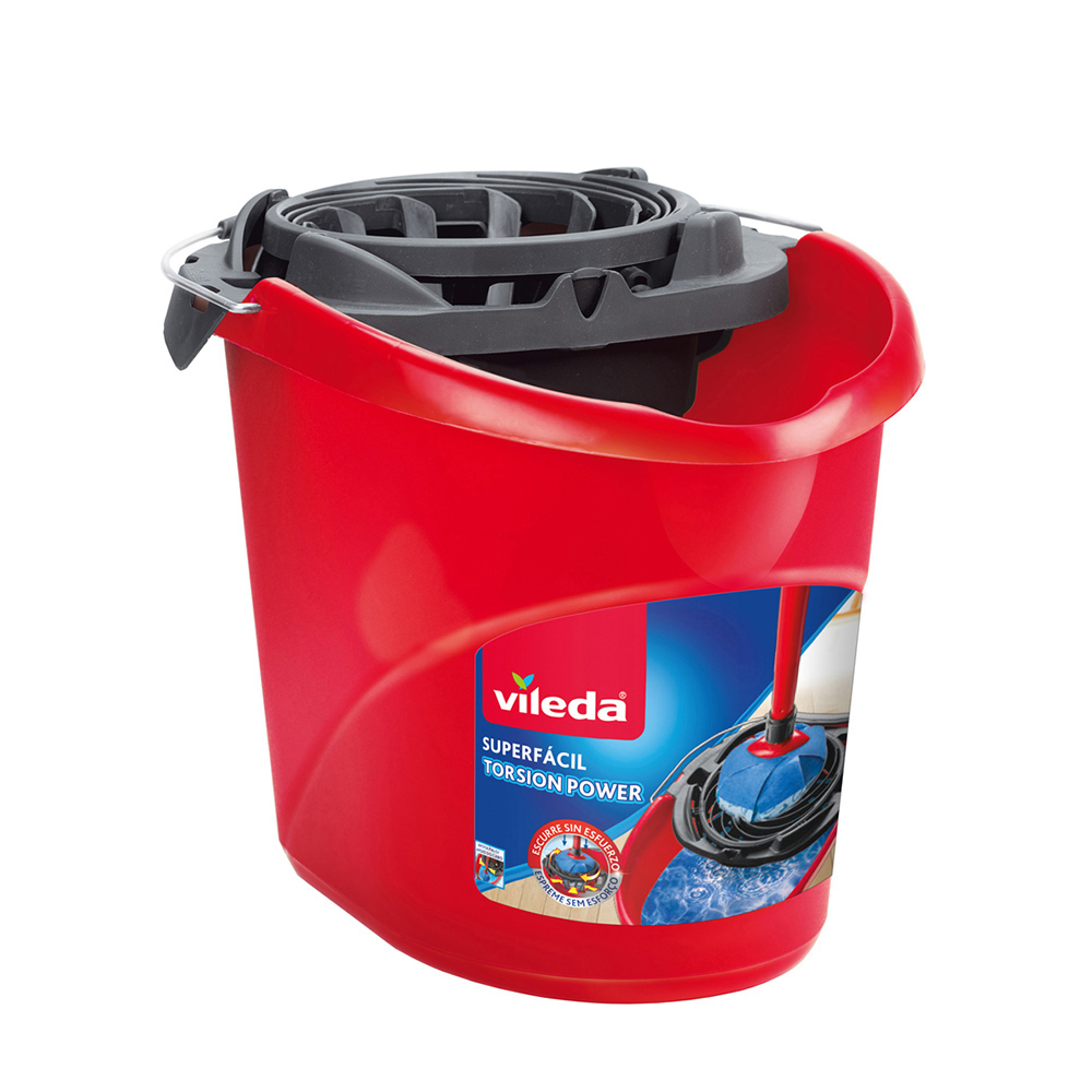 Balde com drenador supereasy 10l vileda