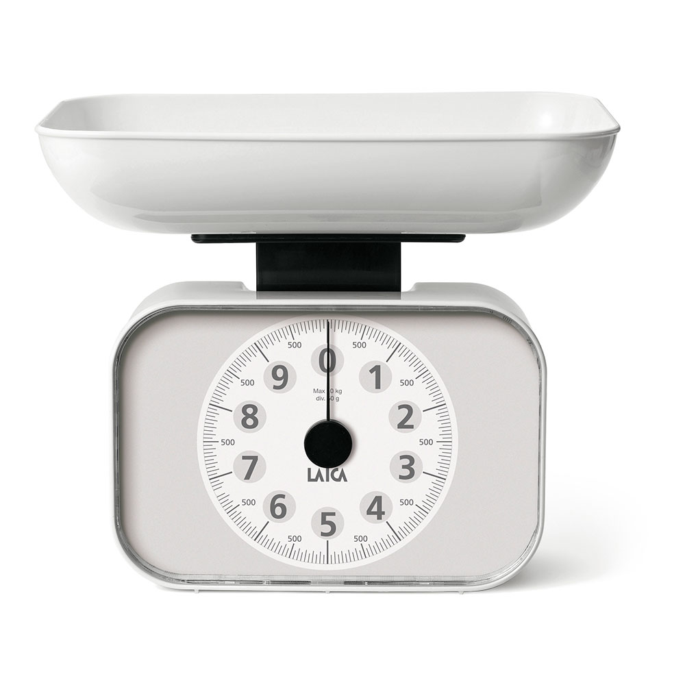 Balança mecânica bol branco 10kg ks2001 laica