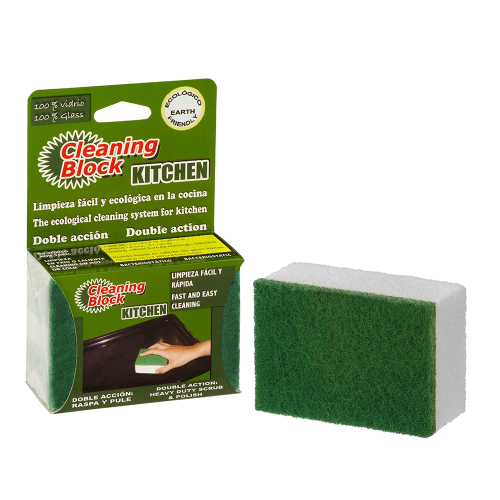 Cleaning block cozinhas em blister individual euro/u