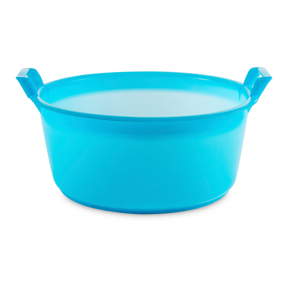 Bacia redonda 14l/40cm azul 6412 ø40x20 8cm barbosa - universal
