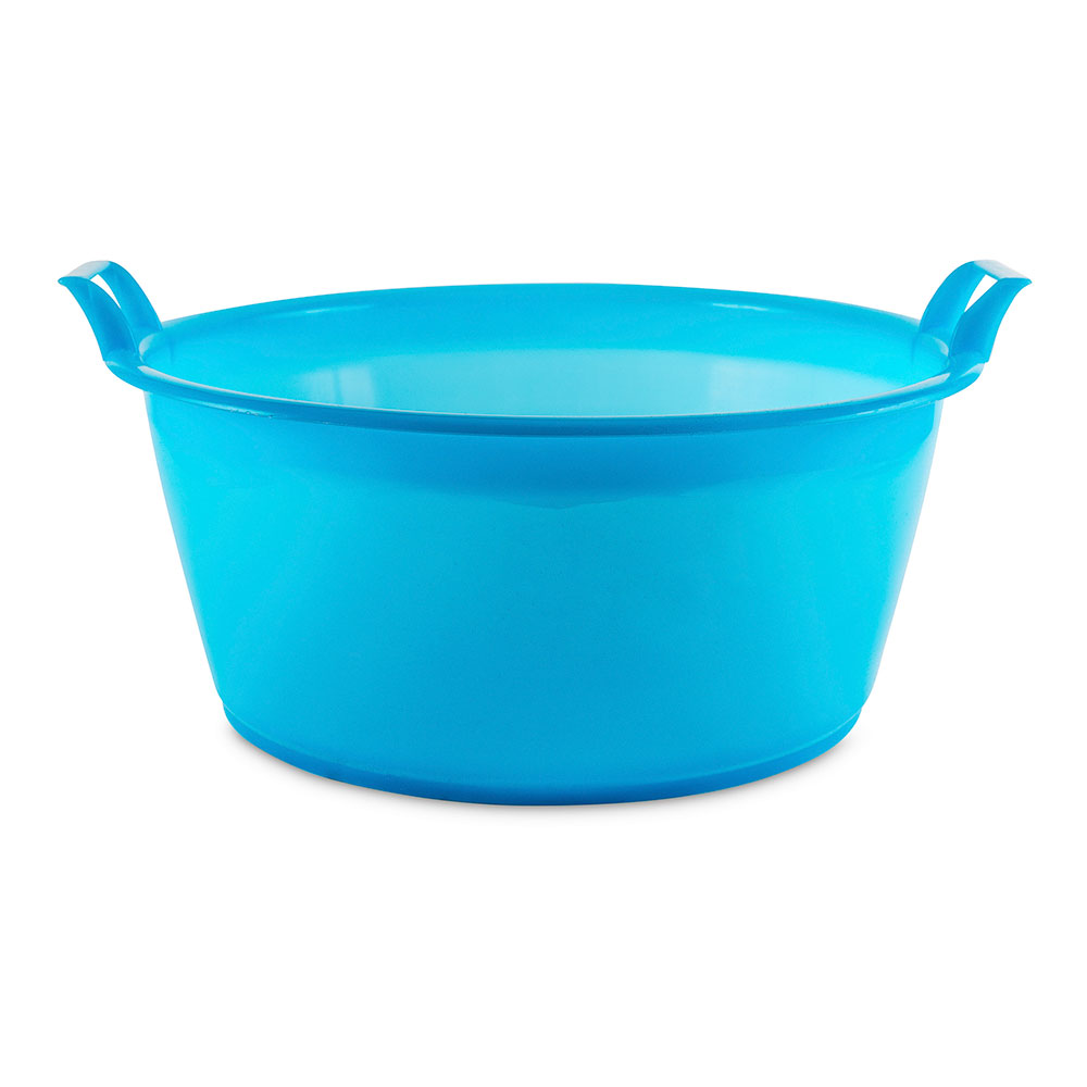 Bacia redonda 40l/55cm azul 6415 ø55x26 5cm barbosa - universal