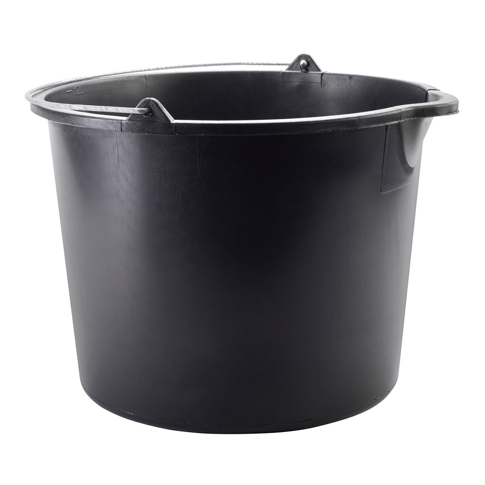 Balde construção 12l com bico 6596 ø30 6x23 2cm barbosa - universal