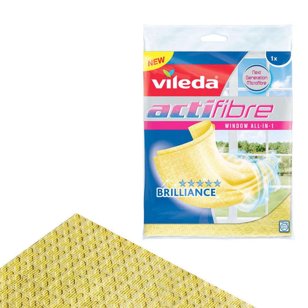 Pano actifibre vidros 1 unid 168890 vileda