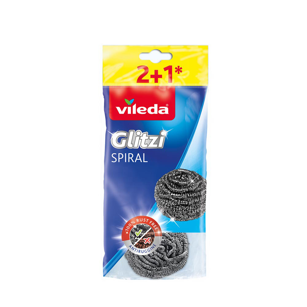 Esfregão inox spirable 2+1 160561 vileda