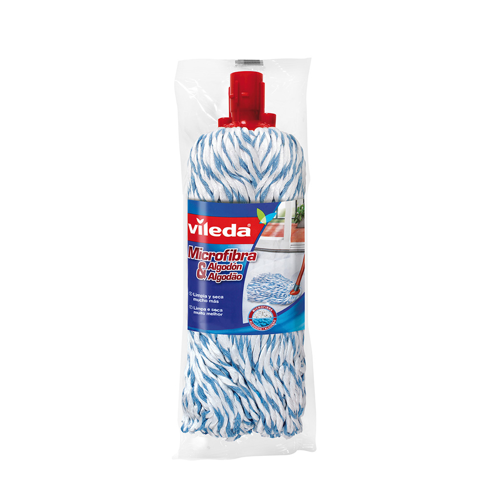 Esfregona microfibra algodão 139057 vileda