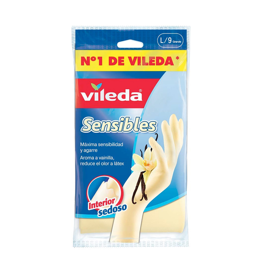 Luvas sensitive tamanho l 112169 vileda