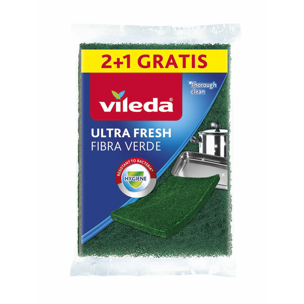 Green fiber ultra fresh 2+1 166240 vileda