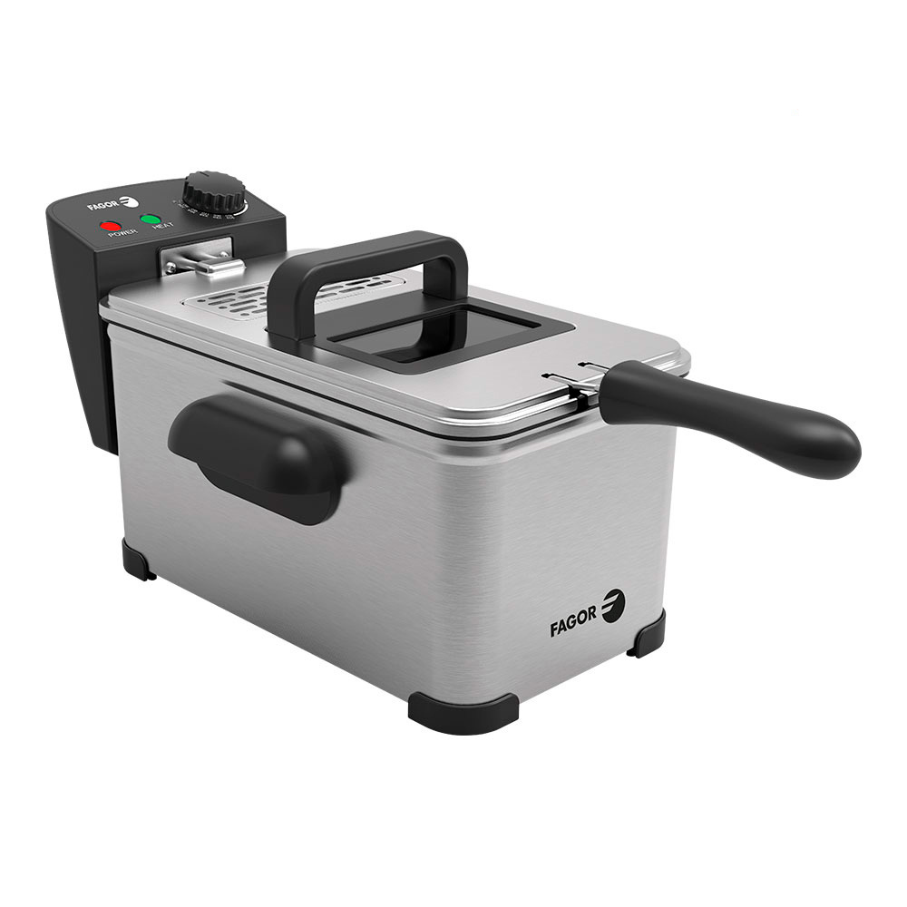 Fritadeira electra pro 3 l 2.000w fagor 42 5x25x21 5cm