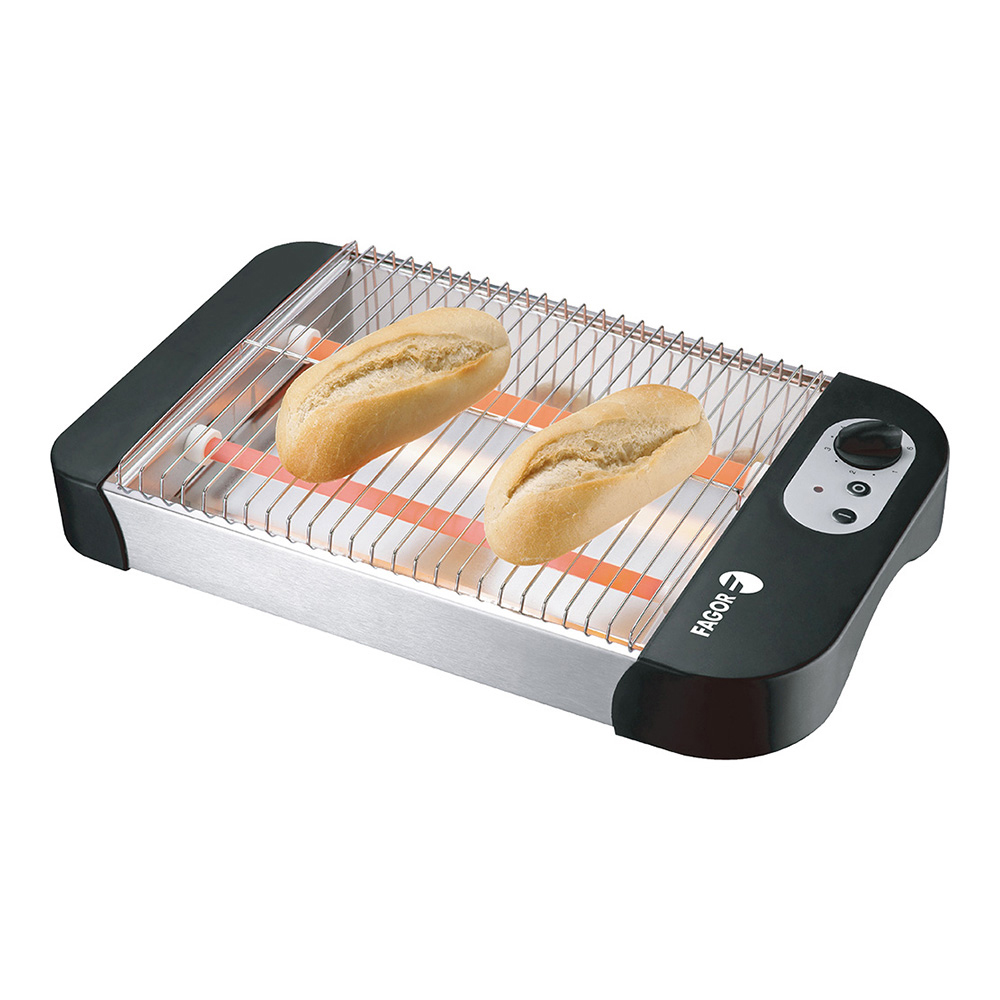 Torradeira plano quicktoast 600w fge108t fagor 35x21x6 5cm