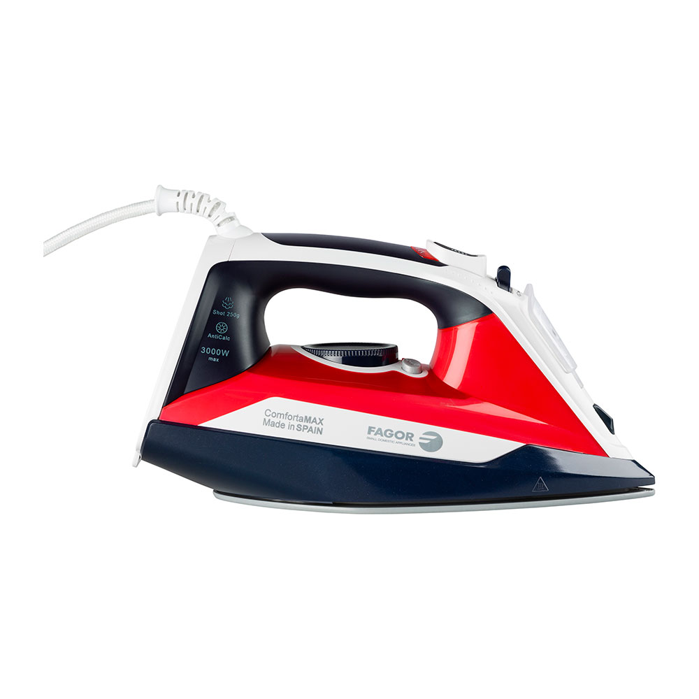 Ferro de engomar confortamax 3000w jato de vapor fagor