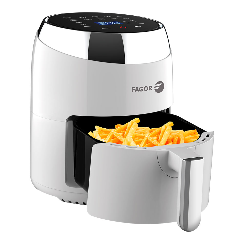Fritadeira a ar 1400w 3 5 l naturfry fge501d fagor 25 5x32x30 5cm