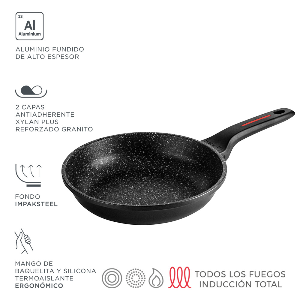 Frigideira alutherm ø18cm alumínio 3004 fagor