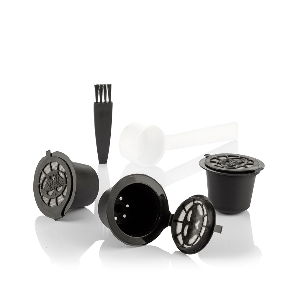 Kit de 3 capsulas de café reutilizáveis recoff innovagoods