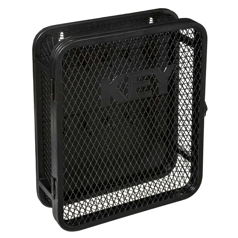 Caixa para chaves metalico preto 26x8x32cm (largura/profundidade/altura)