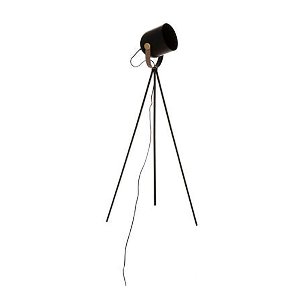 Candeeiro de tripé modelo  action  e27 136cm cor preta