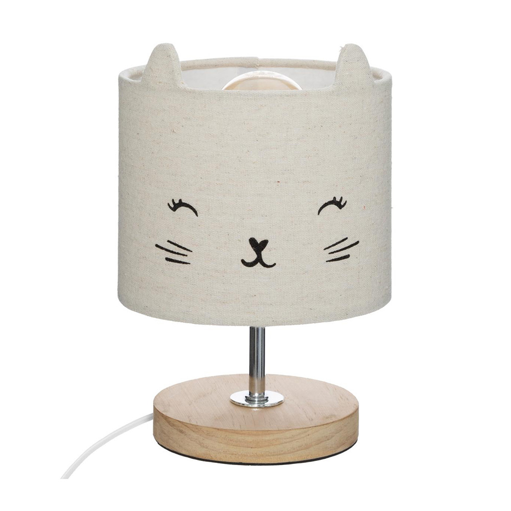 Candeeiro infantil de mesa  cat  e14 (lâmpada não incluida)