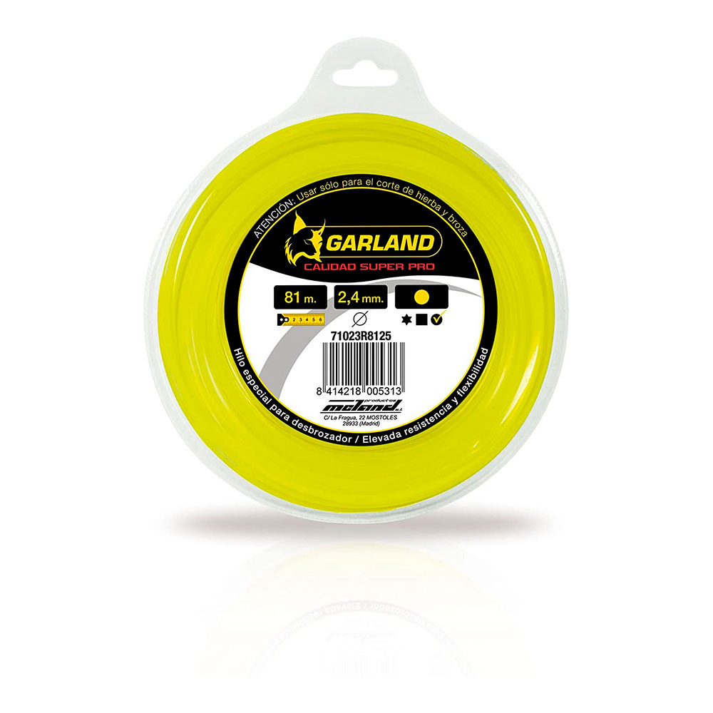 S.of. dispensador de fio para cortador de escovas 8m ø2 4mm redonda 71023r8125 garland
