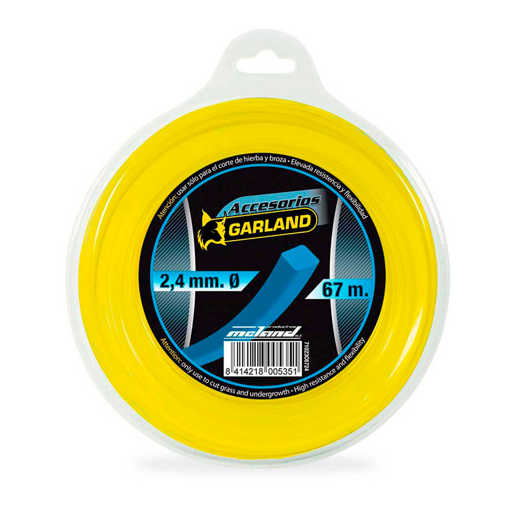 S.of. dispensador de fio para cortador de escovas 67m ø2 4mm quadrado 71023c6724 garland