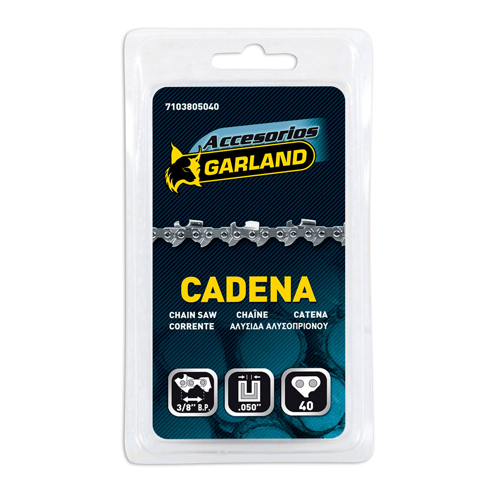 S.of. corrente motosserra 3/8 b.p 10  40 e 7103805040 garland