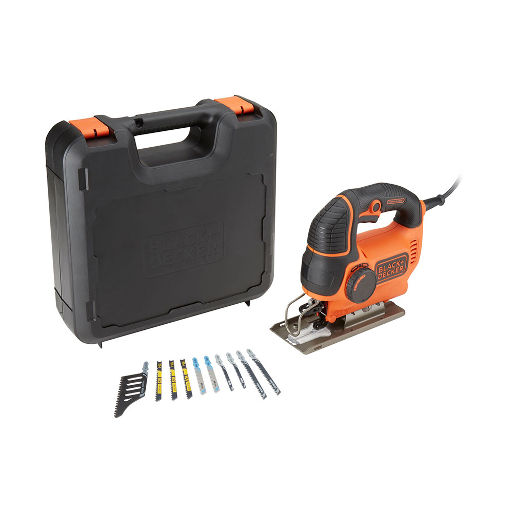 *s.of* serra tico-tico pendular 620w com caixa e acessorios ks901peka10-qs black+decker