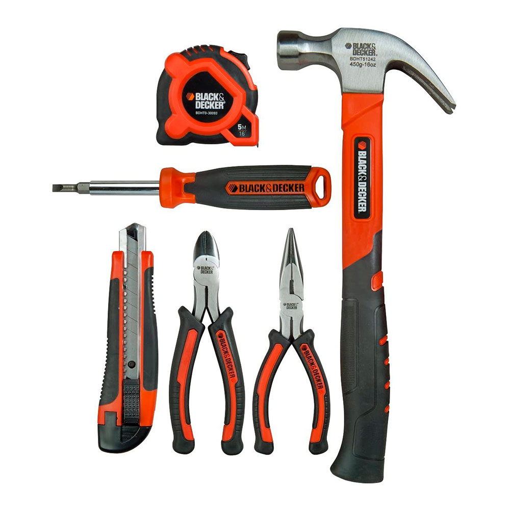 S.of. jogo de 6 ferramentas bdht0-71631 black+decker