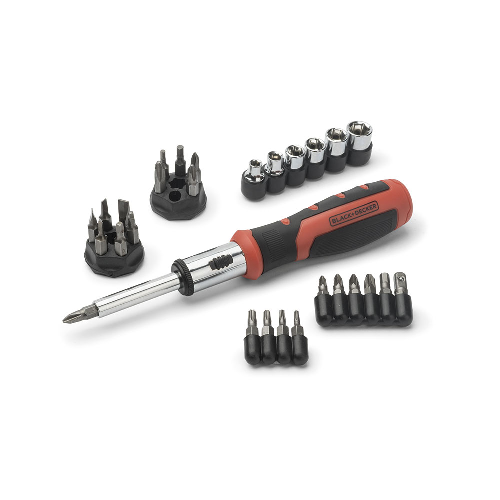 S.of. jogo bits com roquete 29 peças bdht0-62130 black+decker