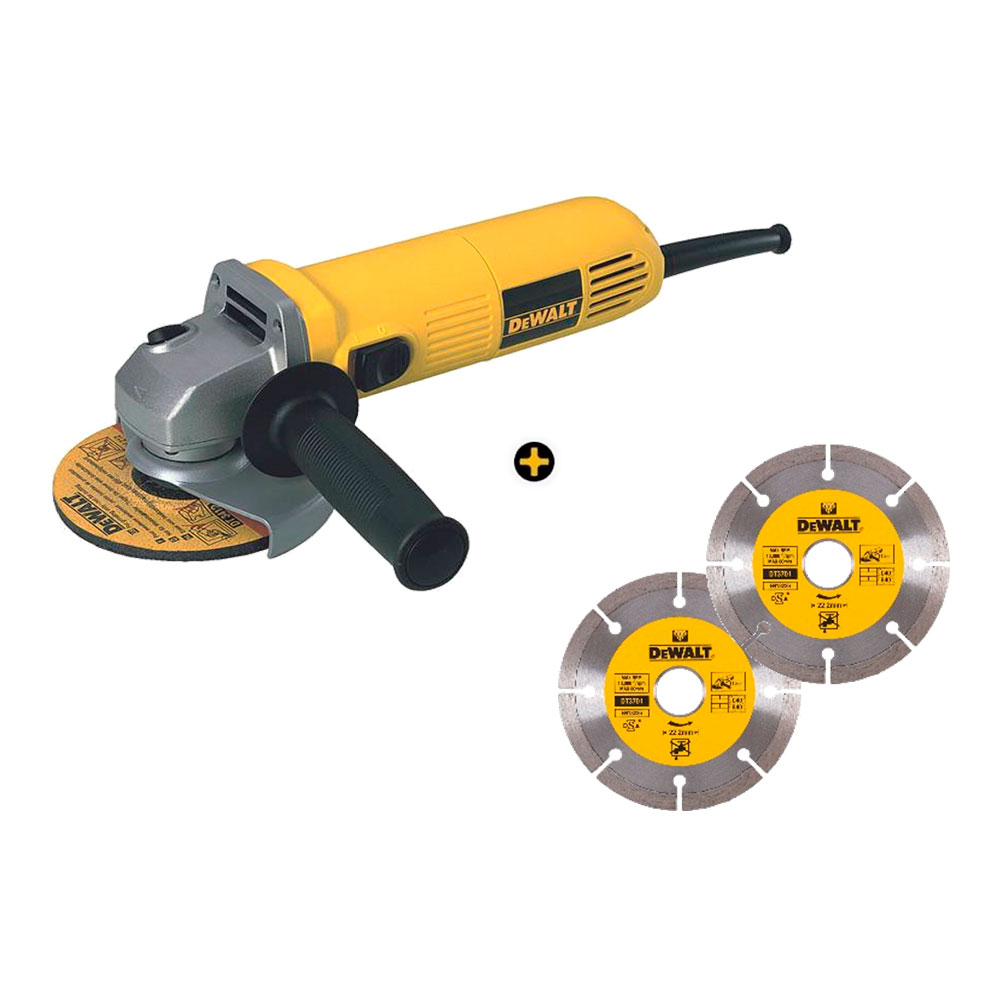 S.of. mini rebarbadora 115mm 730w e 2 discos dwe4016d2-qs dewalt