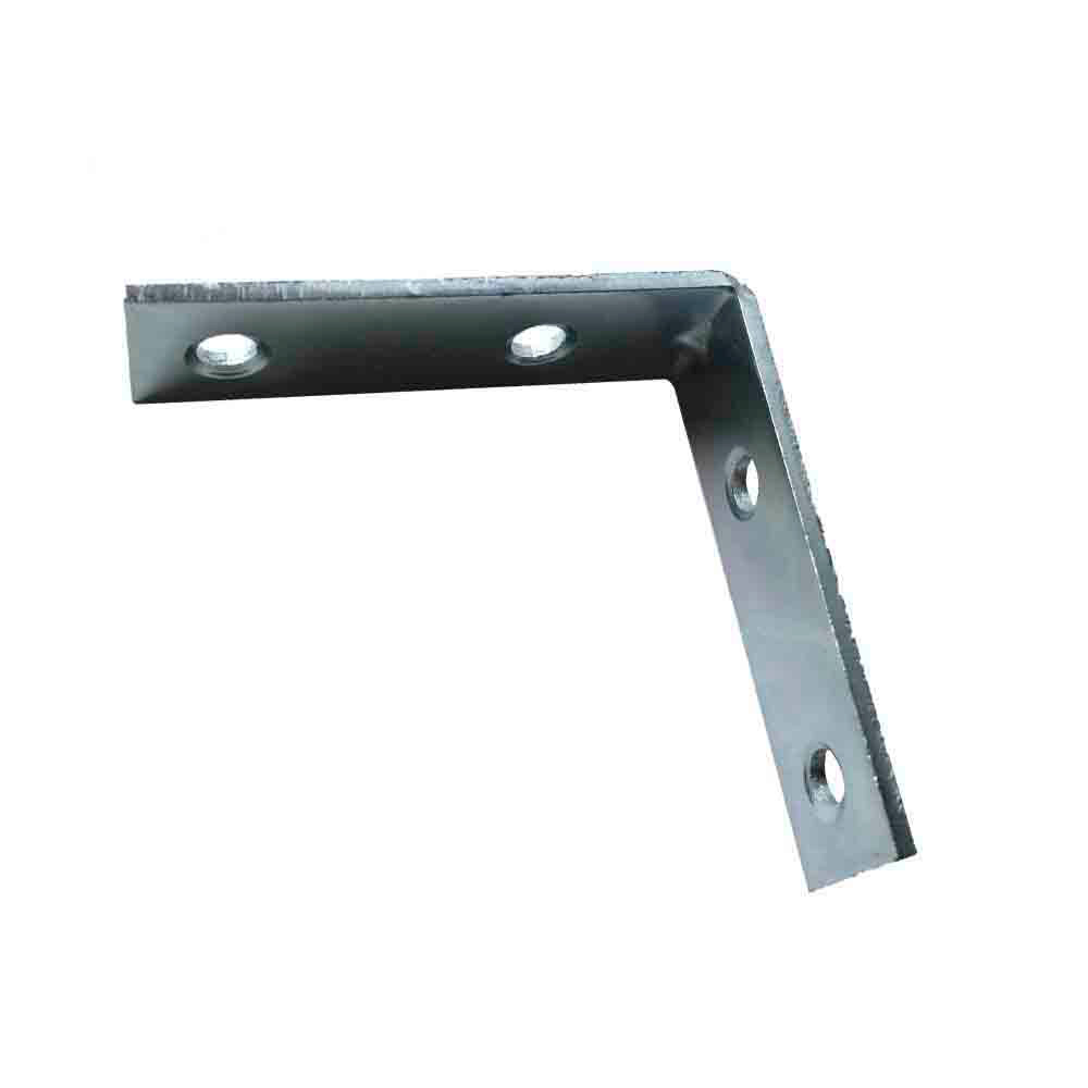 Esquadro angular zincado 80x16x2mm