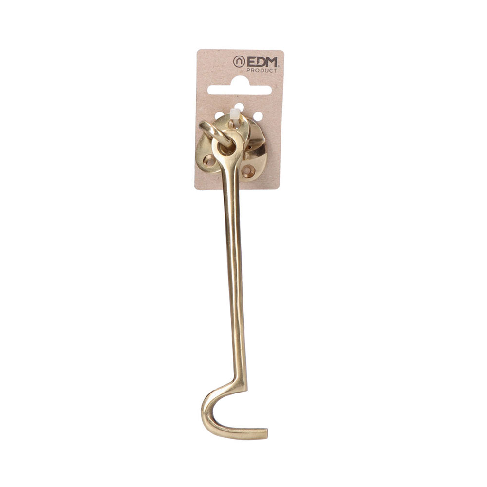 Porta do navio 150mm latão polido em cartão pendente edm