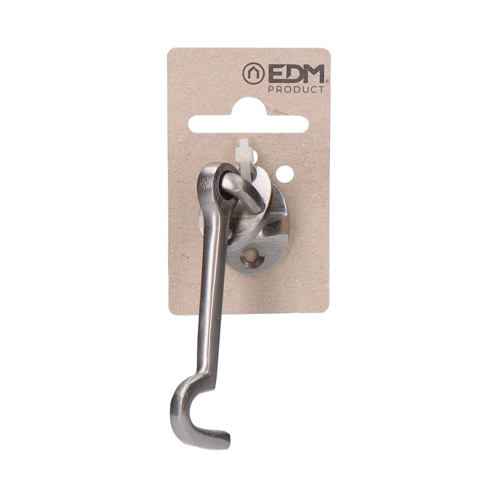 Porta do navio 75mm latão níquel mate em cartão de suspensão edm