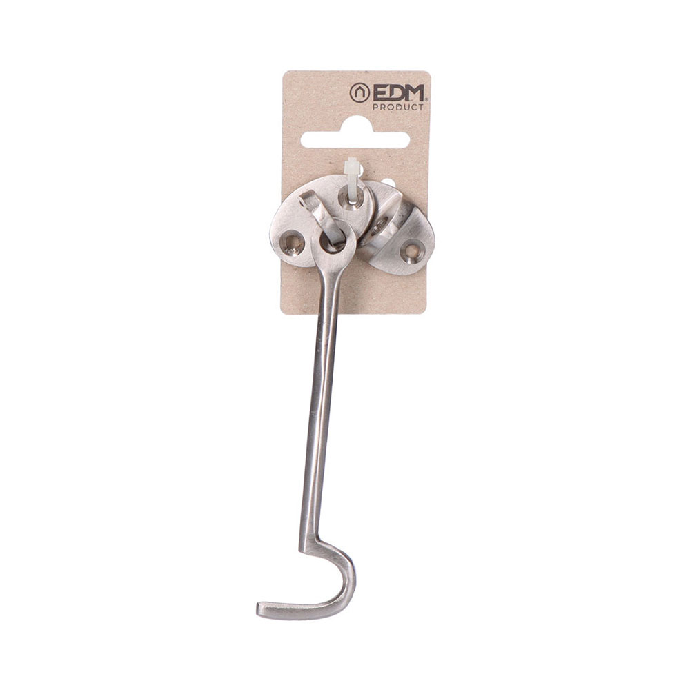 Porta do navio 125mm latão níquel mate em cartão suspenso edm