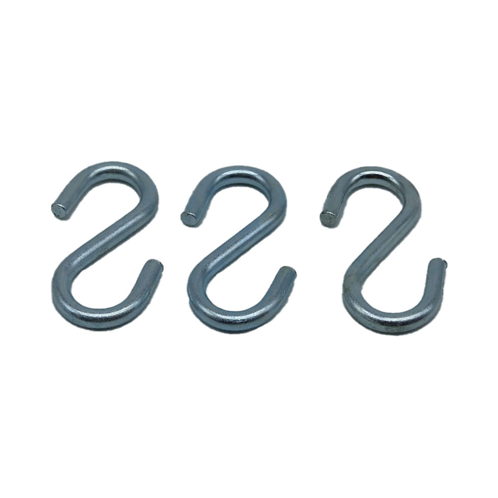 Pack 7un gancho em forma de s 30 zinco edm
