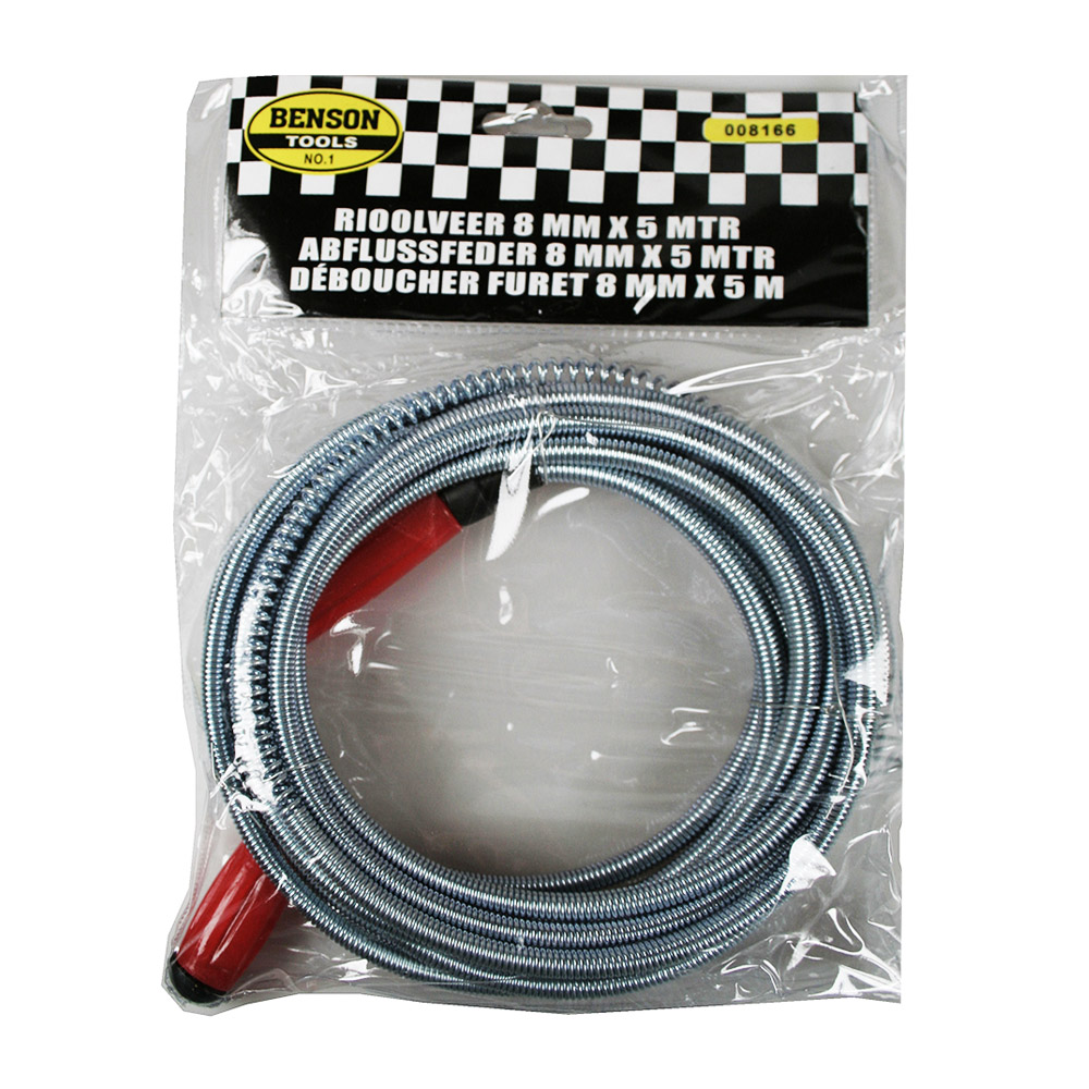 Desentupidor de canos metalico 5mx8mm