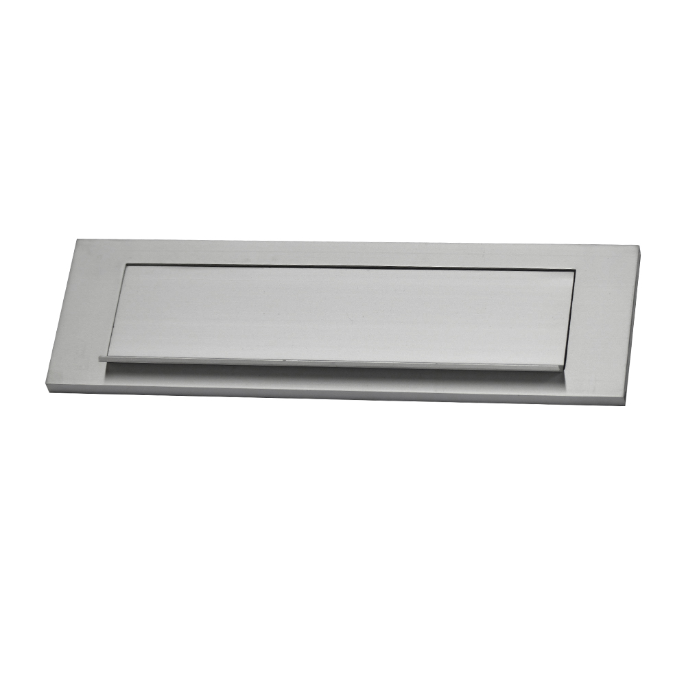 Placa caixa de correio aluminio edm