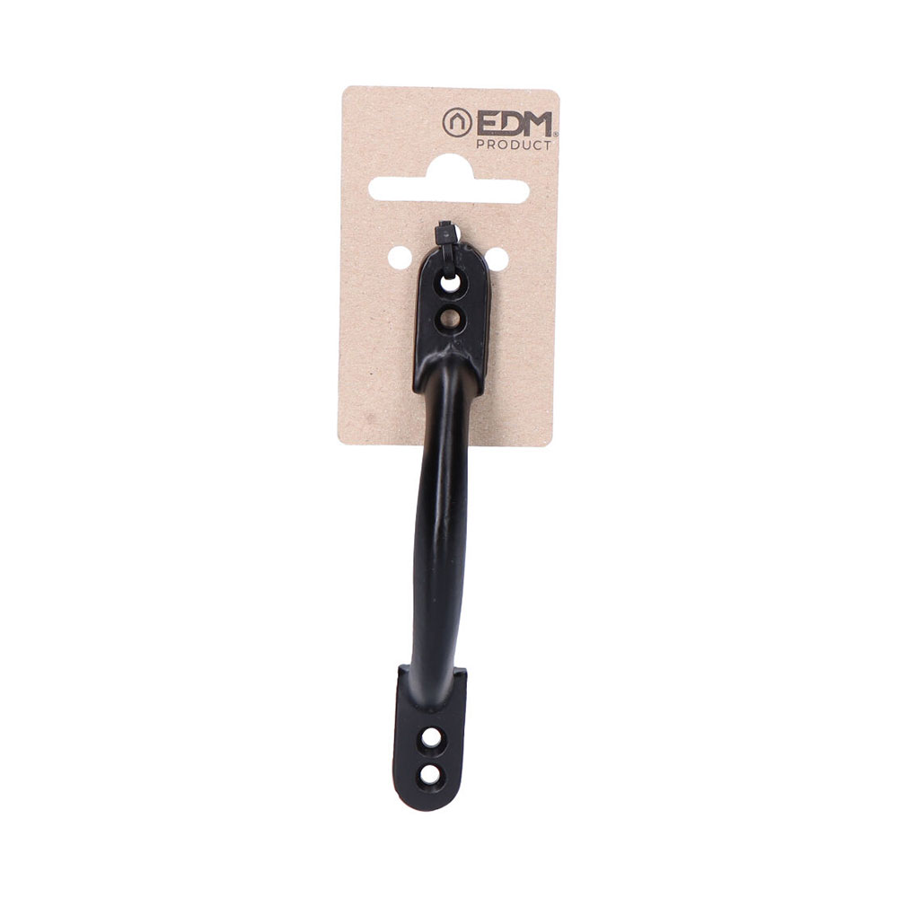 Puxador plano 120mm h° preto