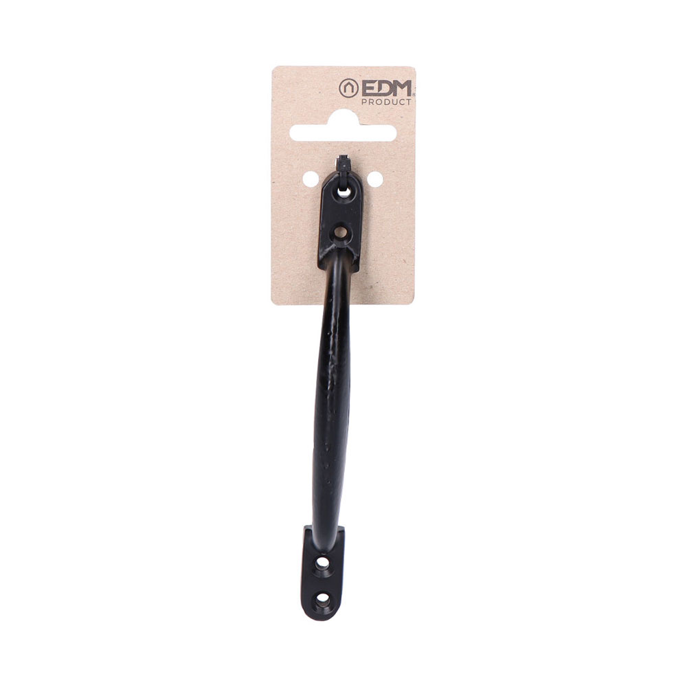 Puxador plano 155mm h° preto