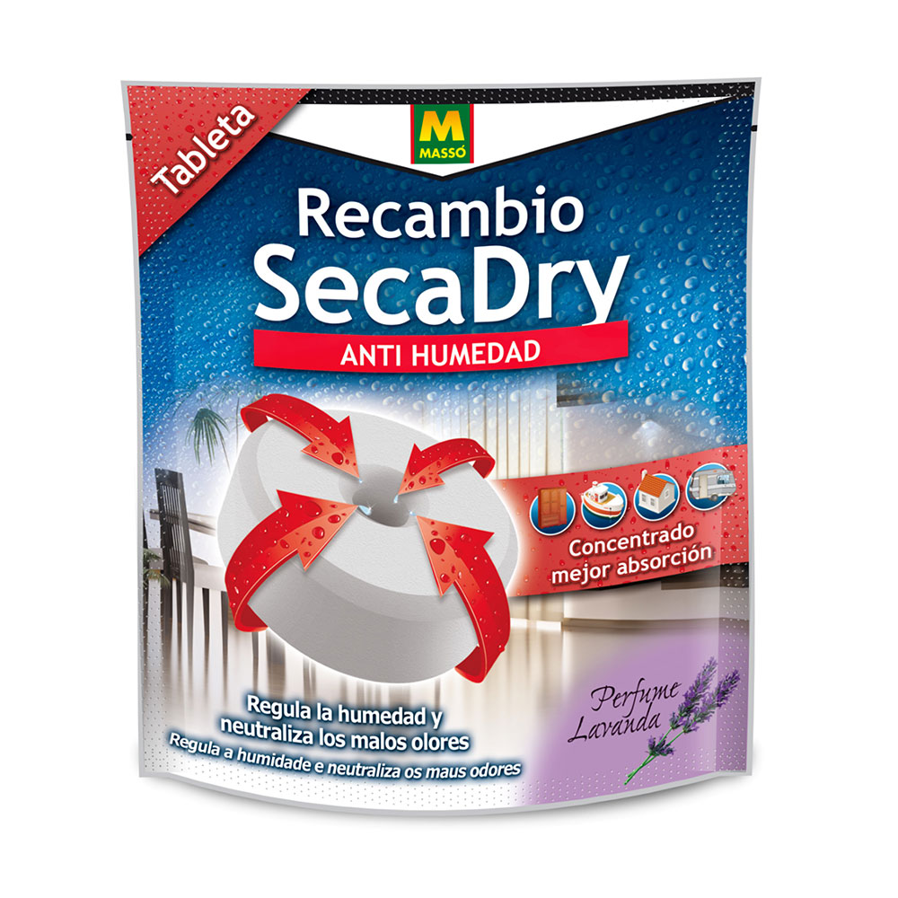 Sobresselente secadry em tablete 450g 231485 masso