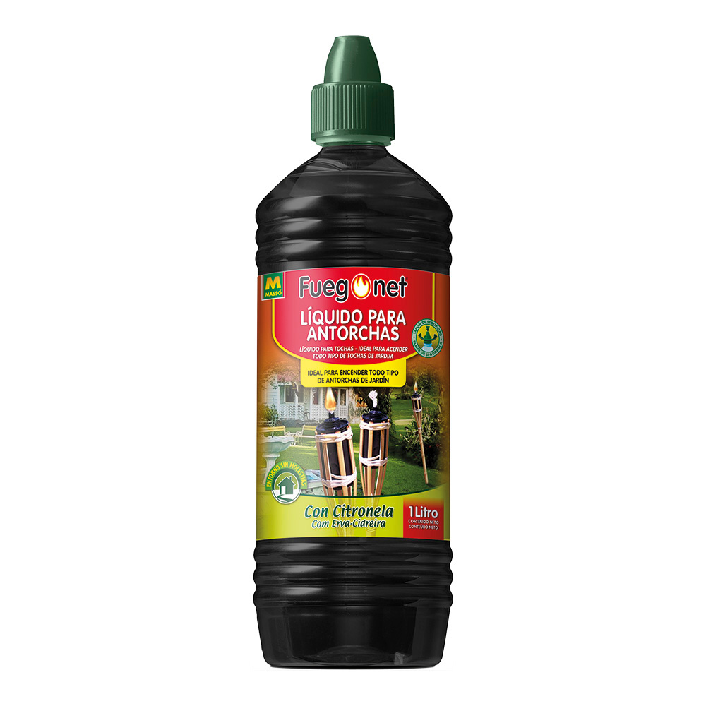 Liquido para tochas com citronela 1l - fuegonet 231558 massó