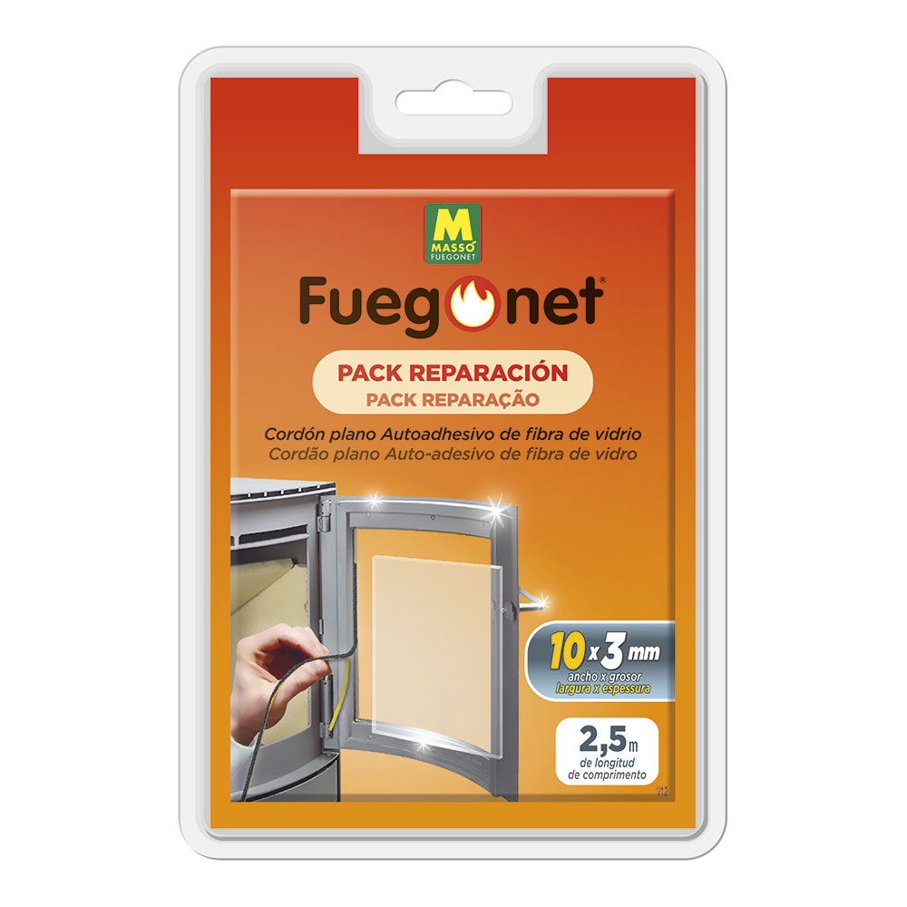 Fuegonet cabo plano auto-adesivo 2 5m fuegonet masso