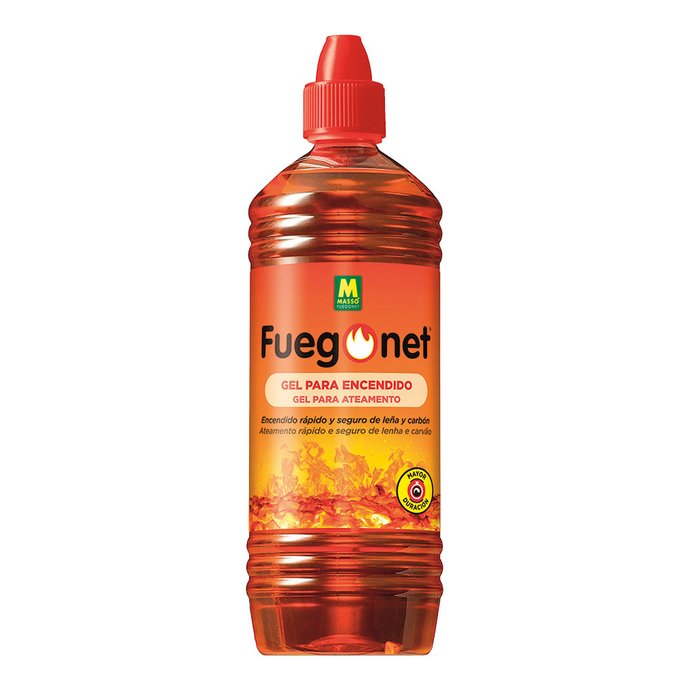 Gel de ignição 1 l. fuegonet 31448 masso
