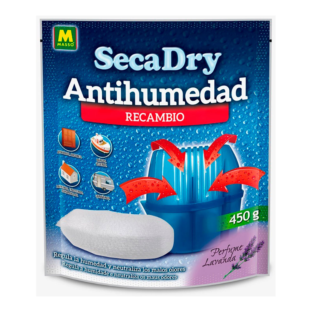 Recarga secadry anti-humidade 450g 230010 masso