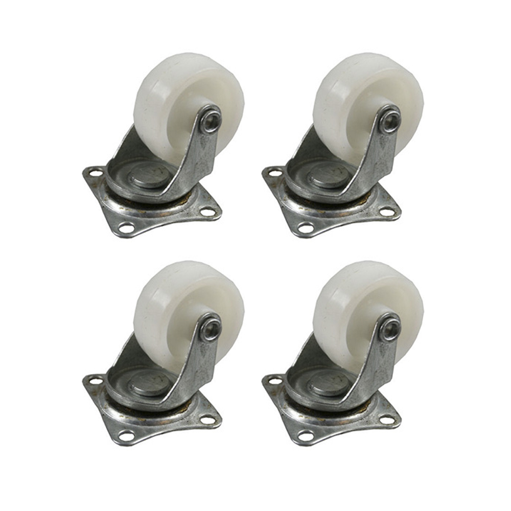 Set 4 rodas 50mm brancas