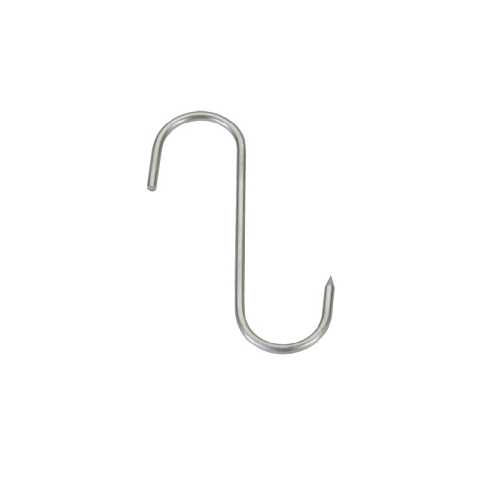 Gancho  s  carniceiro inox 18/8 medidas 80x4mm