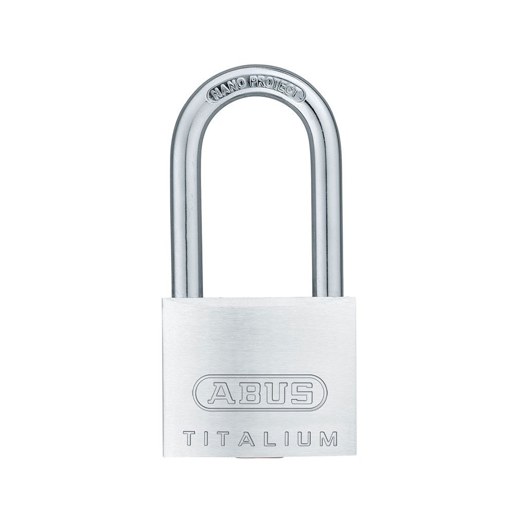 Cadeado titalium arco longo 25mm 64ti/25hb25 abus