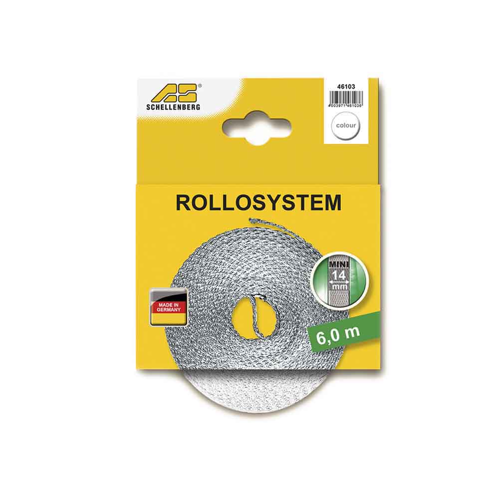 Fita para persianas 14mmx6mts branca