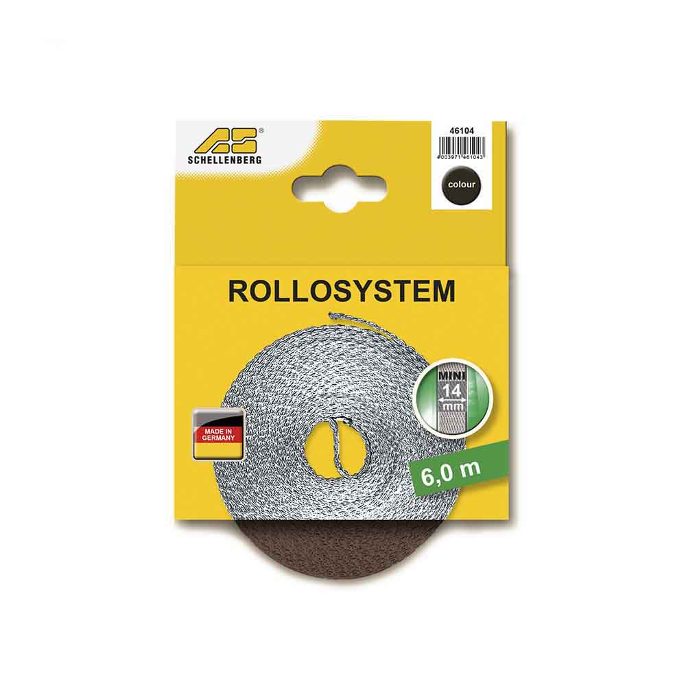 Fita para persianas 14mmx6mts marrom