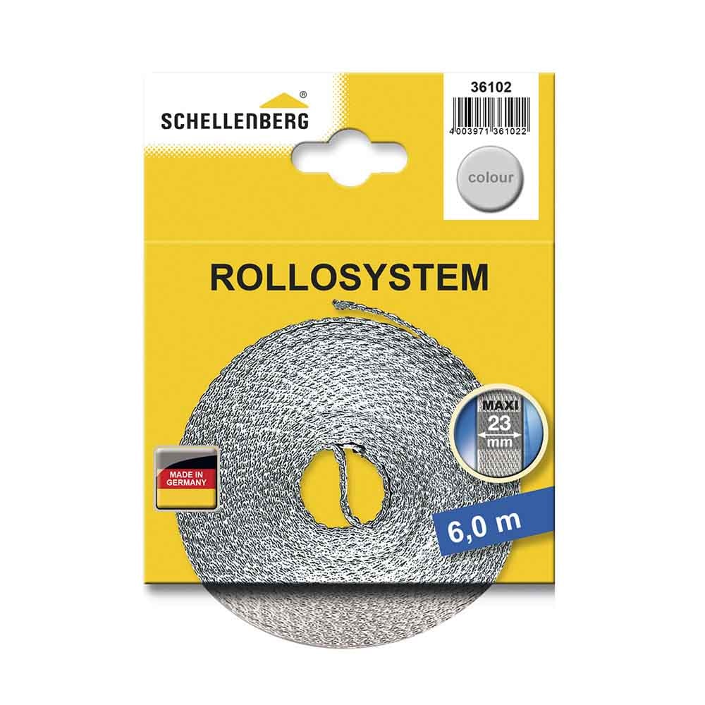Fita para persianas 23mmx6mts cinza
