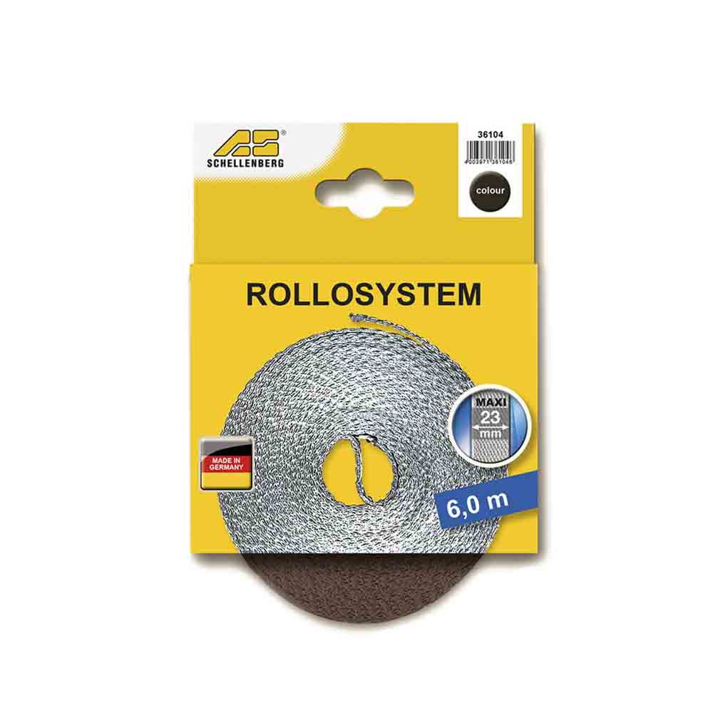 Fita para persianas 23mmx6mts marrom